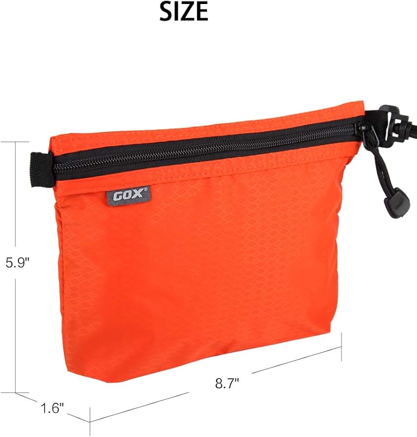 GOX Travel Toiletry Bag, Carry On Small Zipper Pouch, Cosmetic Kit Makeup - Image 5