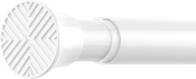 1PCS White Shower Curtain Rod 30-63 Inch, Tension Curtain Rods No Drilling | by SISELBATensionCurtainRod