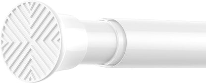 1PCS White Shower Curtain Rod 30-63 Inch, Tension Curtain Rods No Drilling | by SISELBATensionCurtainRod