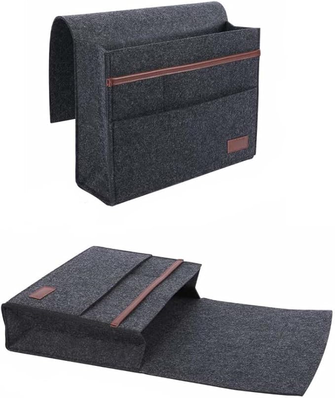Bedside Caddy for Dorm and Bed Storage by WZLL.SLSP