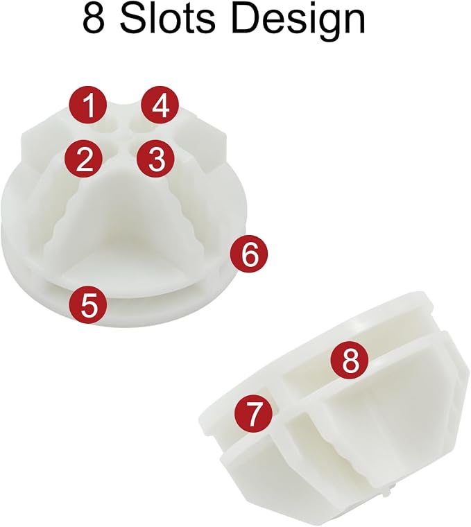 40 Pcs Wire Cube Connectors, Plastic Grid Cube Organizer Connector - Image 3