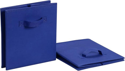 Amazon Basics Cube Organizer Storage Bins Handles, Collapsible Fabric - Image 4