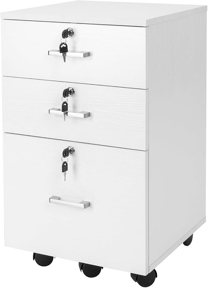 VINGLI 3-Drawer File Cabinet - Image 8