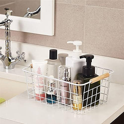 Kitchen Wire Baskets Farmhouse Decor Metal Food Storage Organizer, Household - Image 6