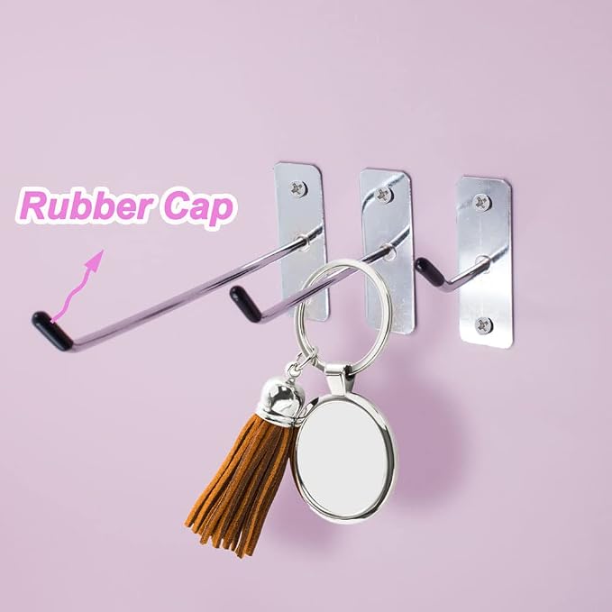 30pcs Wall Mounted Hook Heavy Duty Metal Single Hooks Home Storage Organizer - Image 3