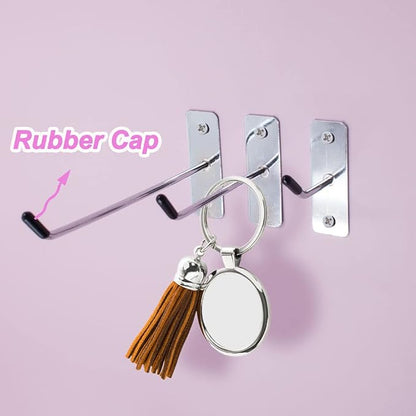 30pcs Wall Mounted Hook Heavy Duty Metal Single Hooks Home Storage Organizer - Image 3