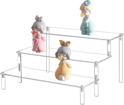 BYCY Acrylic 3-Tier Riser Display Shelf by BYCY