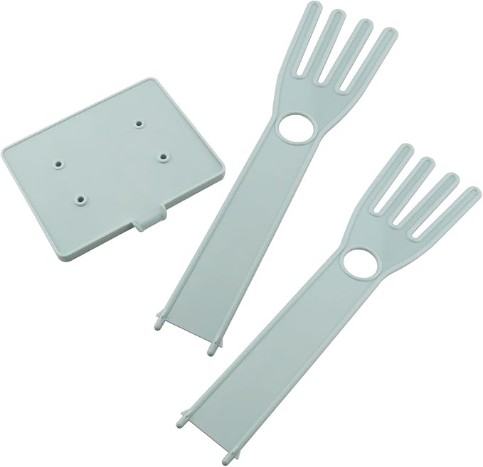 ZRM&E Gloves Stand Kitchen Multifunctional Rubber Gloves Drain Rack Towel - Image 3
