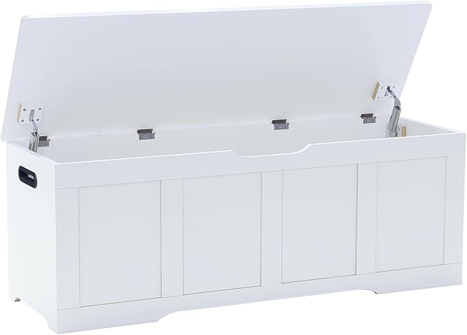 Timberer 47.2" Wooden Storage Chest, Extra Large Storage Trunk | Storage Bench by Timberer