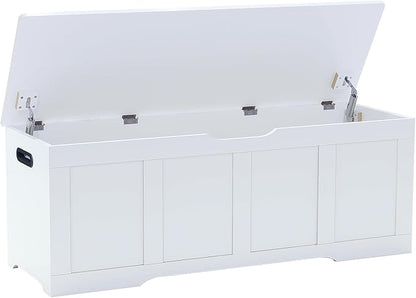 Timberer 47.2" Wooden Storage Chest, Extra Large Storage Trunk | Storage Bench by Timberer