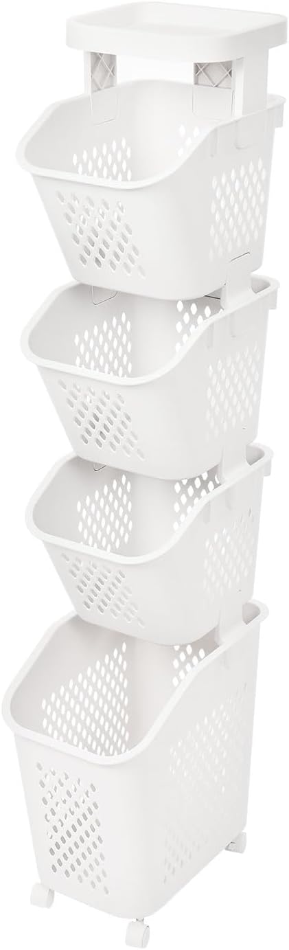 4-Tier Laundry Hamper Sorter by Unknown