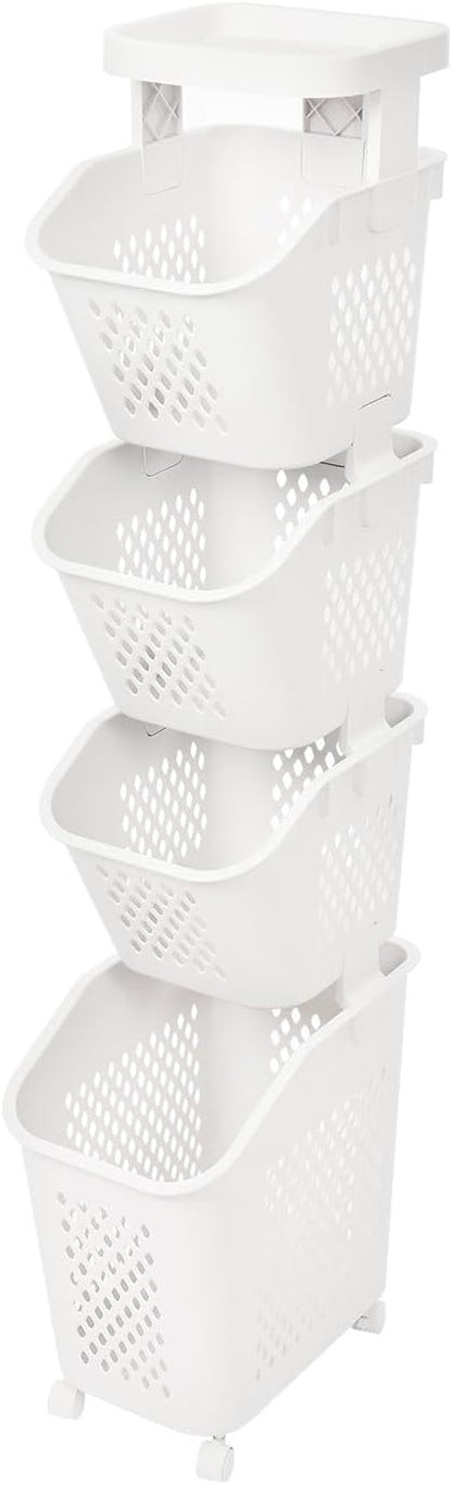 4-Tier Laundry Hamper Sorter by Unknown