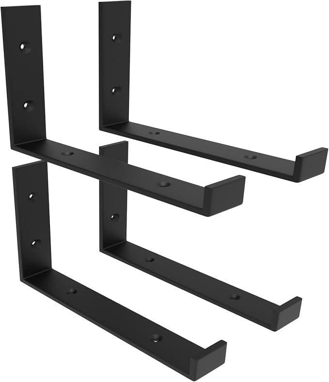 Shelf Bracket, Heavy Duty Floating Shelf Brackets 10-Inch Long - Image 8