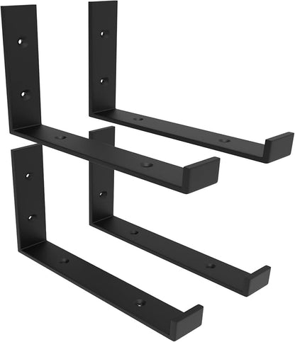 Shelf Bracket, Heavy Duty Floating Shelf Brackets 10-Inch Long - Image 8
