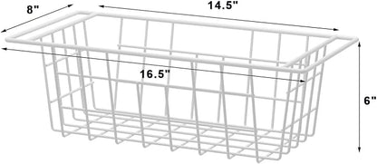 Chest Freezer Bins, Deep Chest Freezer Organizer Basket, Storage Rack Bins Wire - Image 5