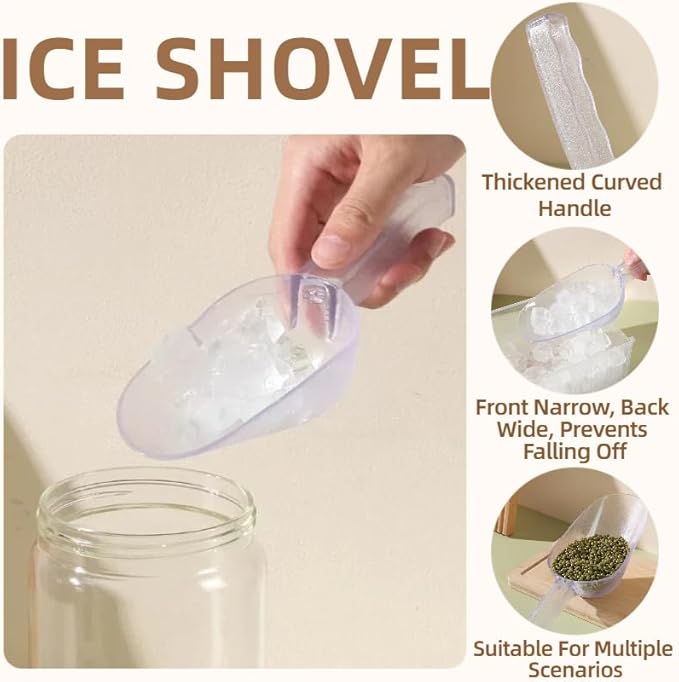 2-Pack Clear Gray Ice Storage Bins - Image 4