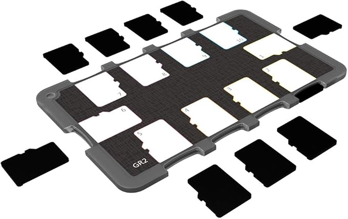 10 Slots Micro SD Card Holder Case Storage Organizer, Ultra Slim Credit Card - Image 8
