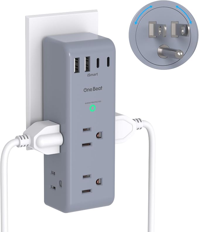 Surge Protector Outlet Extender - by OneBeat