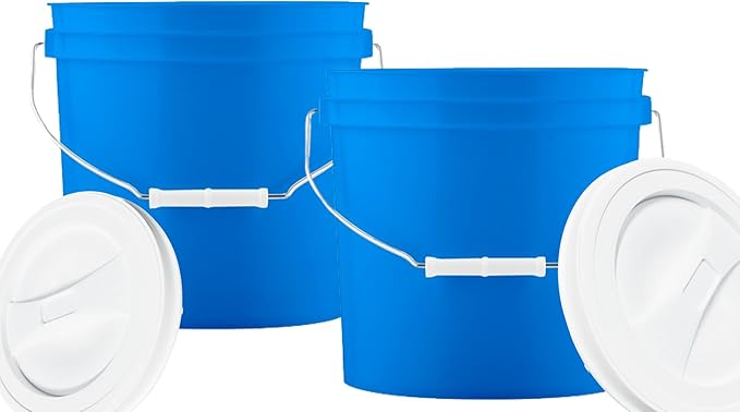 House Naturals 2 Gallon Food Grade BPA Free Made in USA Bucket Container by House+Naturals