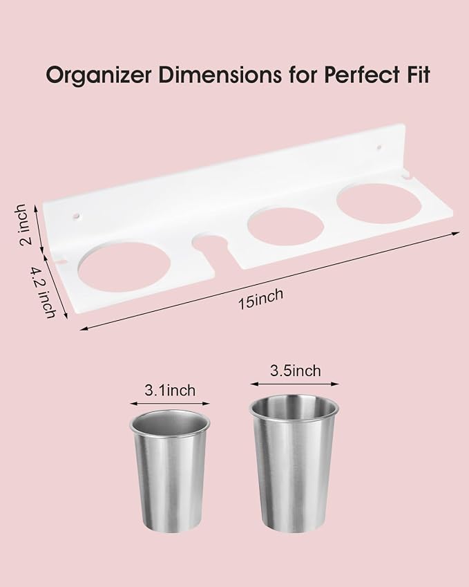Hair Tool Organizer, Hair Dryer Holder - Image 5