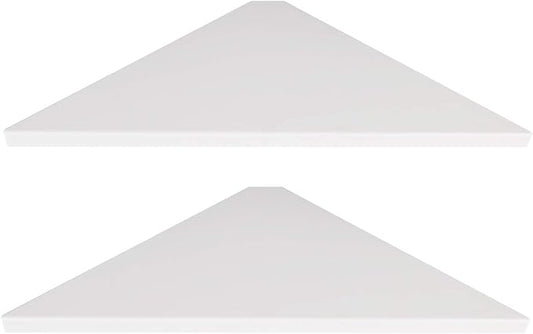 evron Corner Mounting Shelf Set of 2 – Easy to Install Floating Wall Shelves by evron