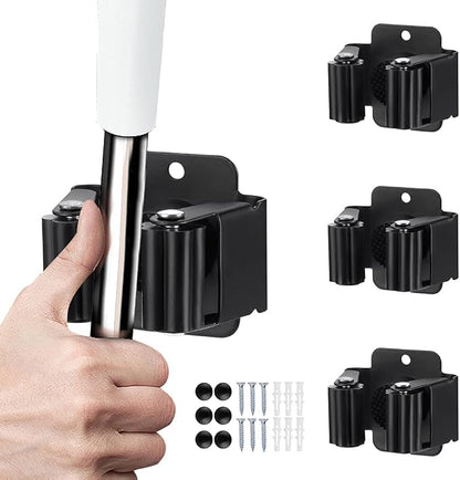 3PCS Broom and Mop Holder, Heavy Duty Garden Tool Organizer Rack Rake and by JAMEND+CLXP
