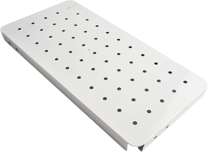 Storage Pegboard for Wall Organization, 14.2" X 7.1" Magnetic-Friendly Steel - Image 5