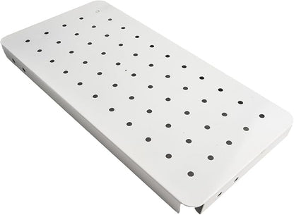 Storage Pegboard for Wall Organization, 14.2" X 7.1" Magnetic-Friendly Steel - Image 5
