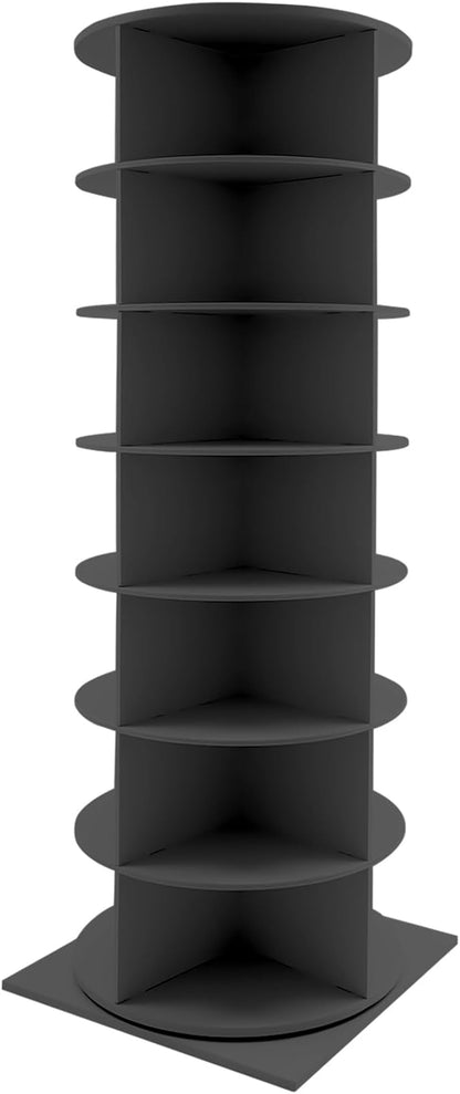 Rotating Shoe Rack, Free Standing Vertical Handbag Rotate Display Storage by iSamLam