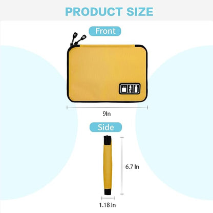Lcsmaokin Electronics Travel Organizer, Portable Waterproof Electronic Travel - Image 3