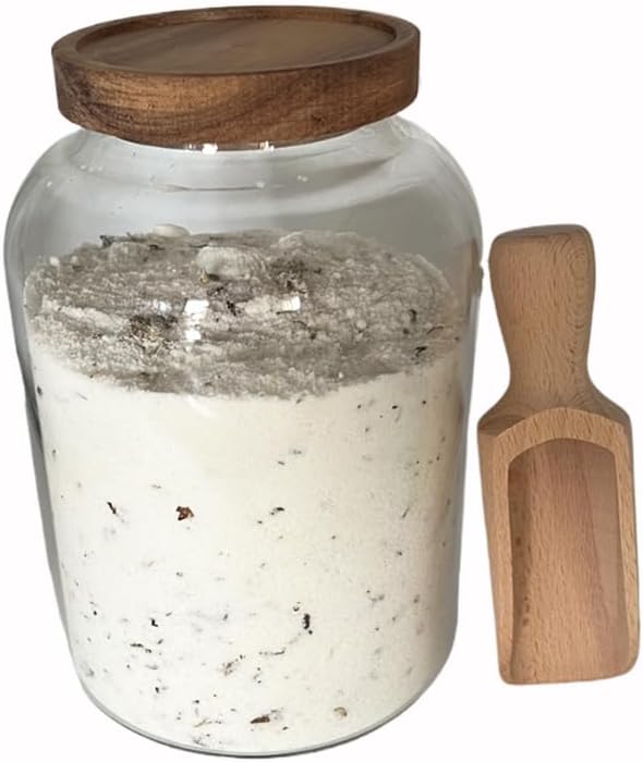 66 oz Bath Salts Glass Jar by BEECOGIF2U