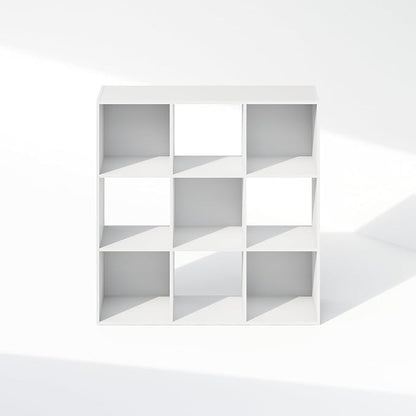 Furinno PELLI Book Shelf, 9-Cube Bookshelf, 3x3 Cube Storage Organizer Bookcase - Image 4