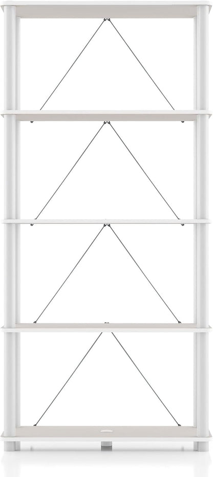 Homes: Inside + Out Apexa Modern 5-Tier Wide Shelving Units, Collectibles - Image 11
