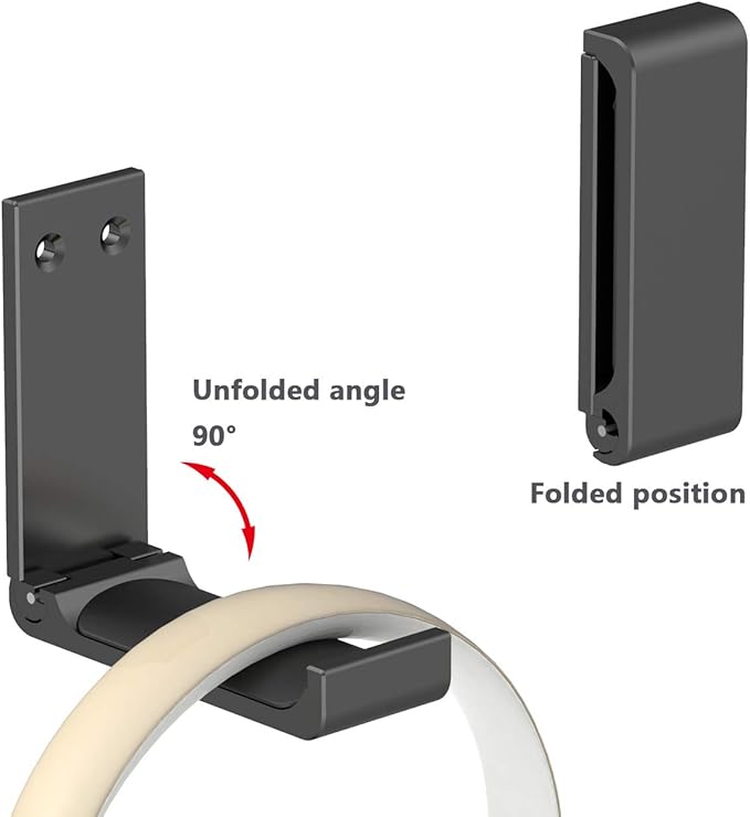 Headphone Stand Hanger, Headset Holder Mount, Aluminum Hook - Image 2