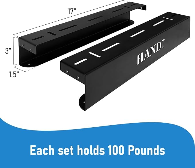 HandT USA Based Overhead Garage Storage Rack, Ceiling Tote Bin Organization - Image 6