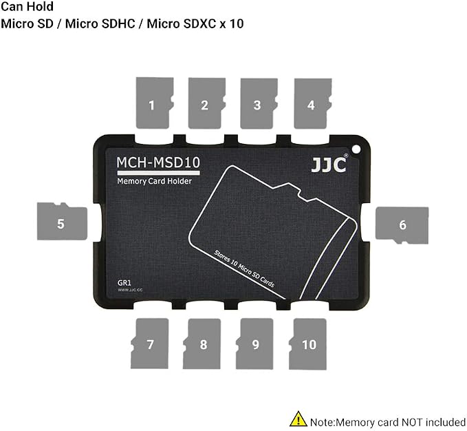 10 Slots Micro SD Card Holder Case Storage Organizer, Ultra Slim Credit Card - Image 7