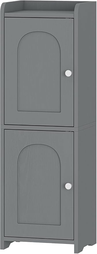 Hzuaneri Bathroom Storage Cabinet, Small Corner Floor Cabinet - Image 8