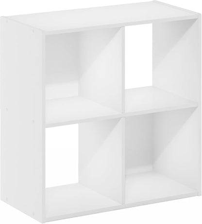 Furinno PELLI Book Shelf, 4-Cube Bookshelf - Image 6