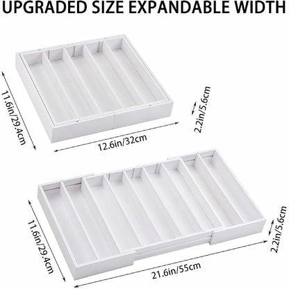 K Cup Holder, Bamboo Coffee Pod Holder Drawer Organizer, Expandable Coffee Pod - Image 3