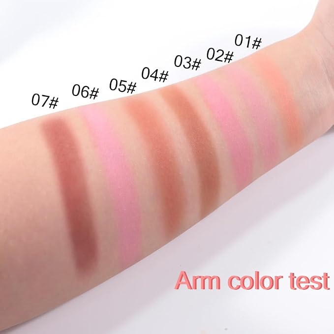 Powder Matte Blush Cheeks Face Makeup - Image 5