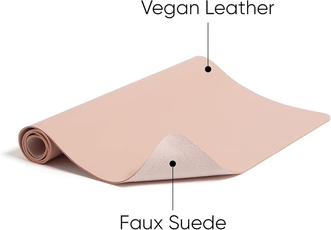 Smead Desk Pad, Vegan Leather Desk Mat - Image 2