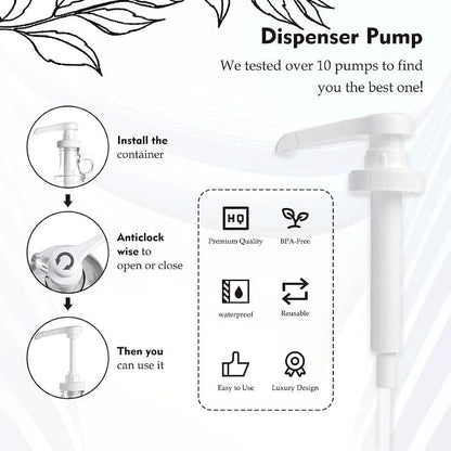2 Pcs Glass Liquid Laundry Detergent Dispenser - Image 2