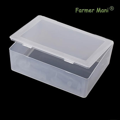 2 Pieces Rectangle Small Plastic Box Containers - Image 6