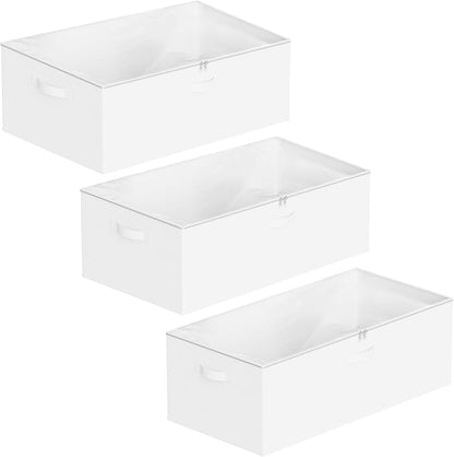 SpaceAid 3 Pack 10" High Under Bed Storage Containers, Large Underbed Storage - Image 7