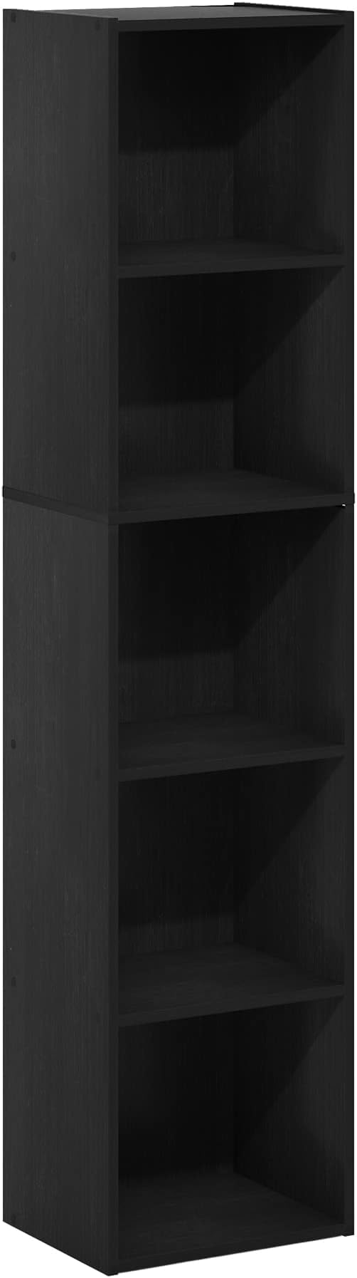 Furinno PASIR Book Shelf, 5-Tier Modern Bookshelf, Open Shelves Bookcase 9 x 12 - Image 6