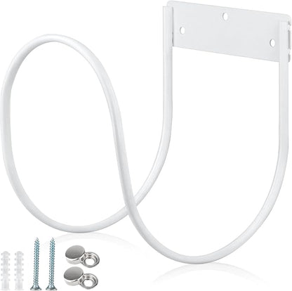 Hose Holder, Metal Water Hose Hanger, Wall Mounted Hose Rack and Hook by Puretalon