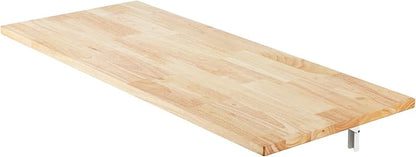 VEVOR Wall Mounted Folding Table, 47.2 x 19.7 inches Wall Mount Table, Floating - Image 9