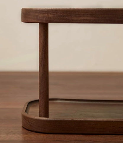 Bamboo Desktop Organizer Shelf – 2-Tier Wooden Storage Rack - Image 5