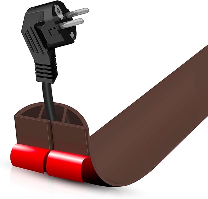 Floor Cord Cover Self Adhesive Cord Hider, 3.3FT Cable Management, Extension by DBHXXMB-HH
