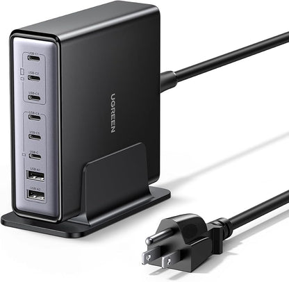 UGREEN Nexode 200W GaN USB C Charging Station, 8-Port Desktop Charger by Unknown